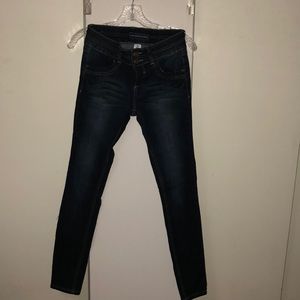 Dark blue skinny jeans